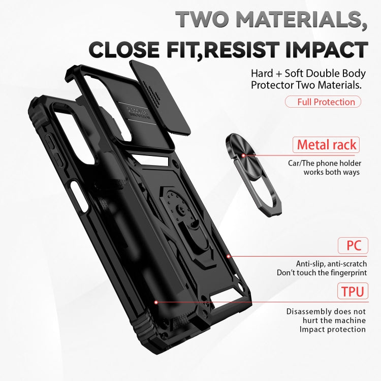 For Samsung Galaxy A25 Sliding Camshield Holder Phone Case
