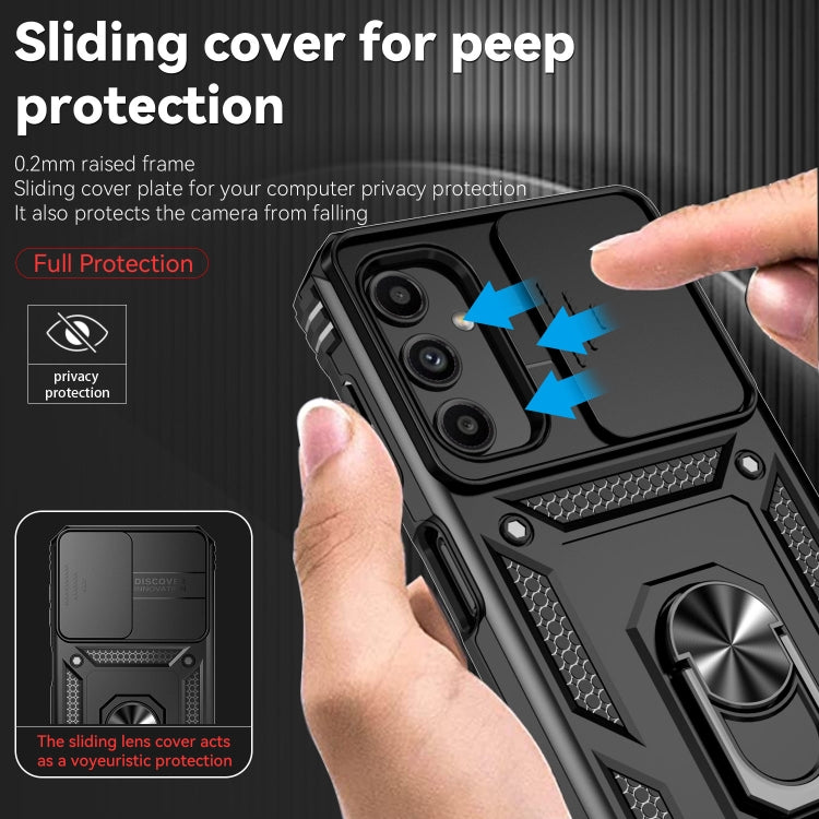 For Samsung Galaxy A25 Sliding Camshield Holder Phone Case