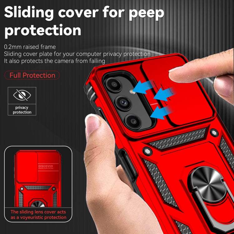For Samsung Galaxy A25 Sliding Camshield Holder Phone Case