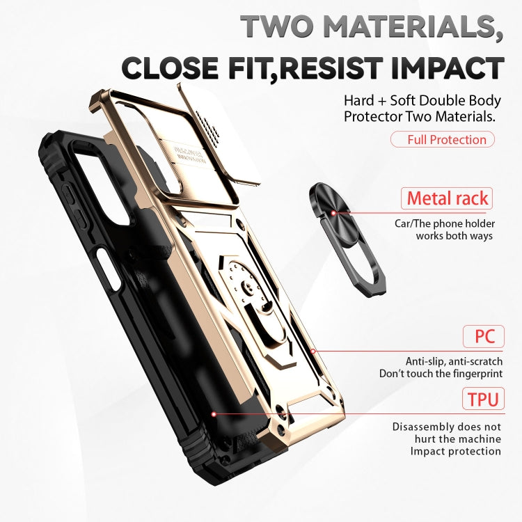 For Samsung Galaxy A25 Sliding Camshield Holder Phone Case