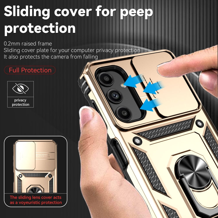 For Samsung Galaxy A25 Sliding Camshield Holder Phone Case