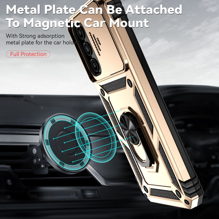 For Samsung Galaxy A25 Sliding Camshield Holder Phone Case