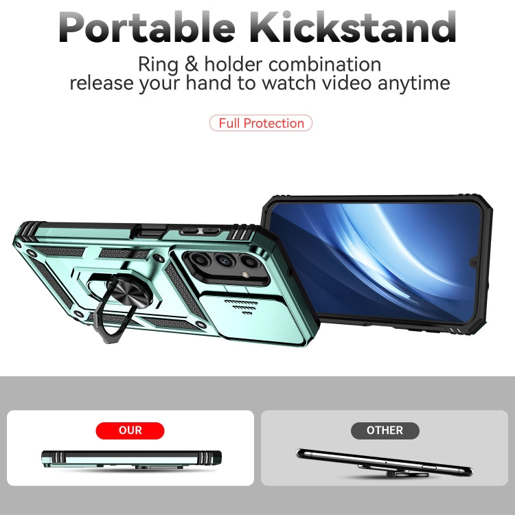 For Samsung Galaxy A25 Sliding Camshield Holder Phone Case