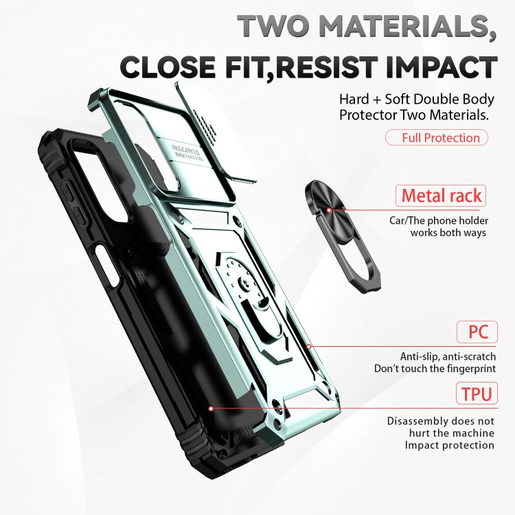 For Samsung Galaxy A25 Sliding Camshield Holder Phone Case