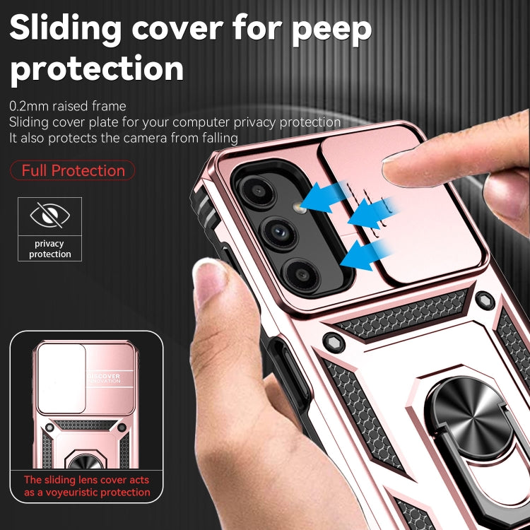 For Samsung Galaxy A25 Sliding Camshield Holder Phone Case