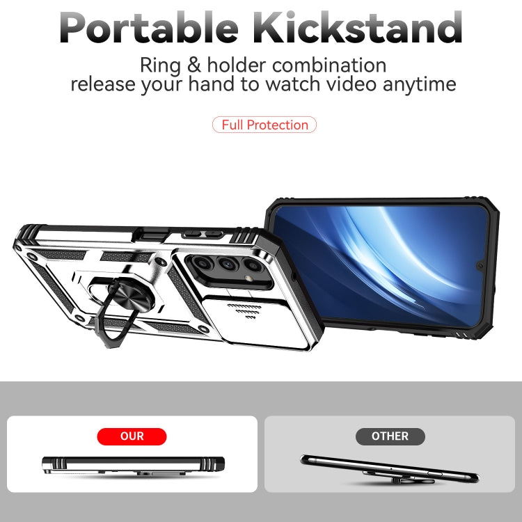 For Samsung Galaxy A25 Sliding Camshield Holder Phone Case
