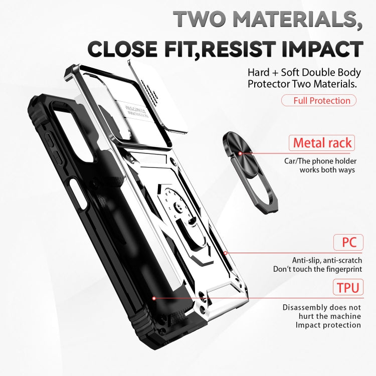 For Samsung Galaxy A25 Sliding Camshield Holder Phone Case