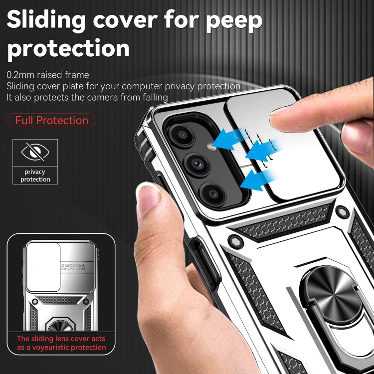 For Samsung Galaxy A25 Sliding Camshield Holder Phone Case
