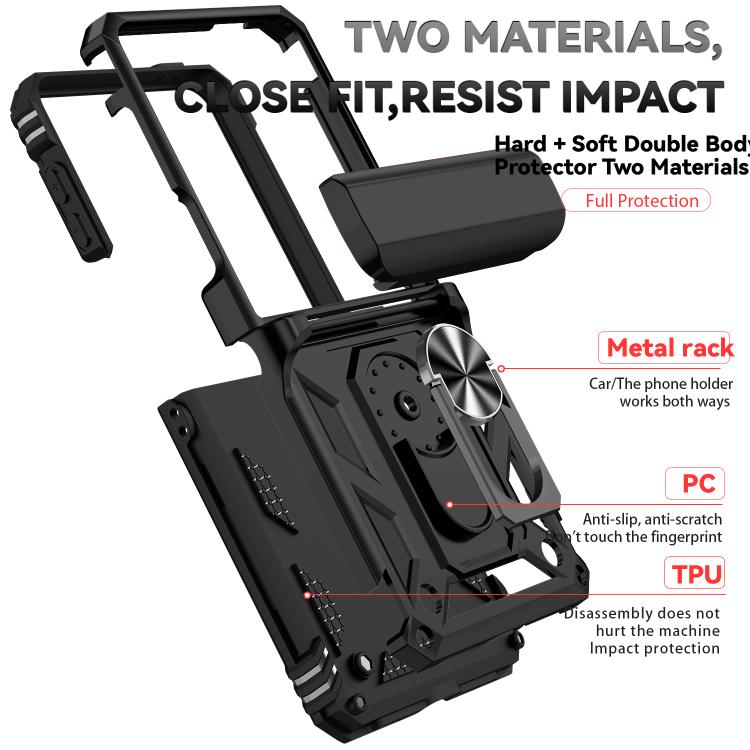 For Samsung Galaxy Z Flip7 5G Holder Phone Case