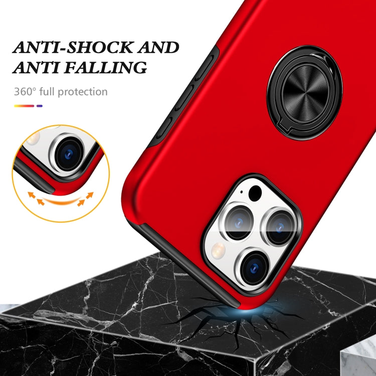 For iPhone 16 Pro Magnetic Ring Holder Phone Case