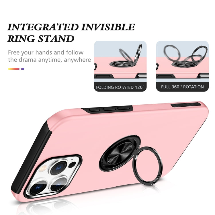 For iPhone 16 Pro Max Magnetic Ring Holder Phone Case