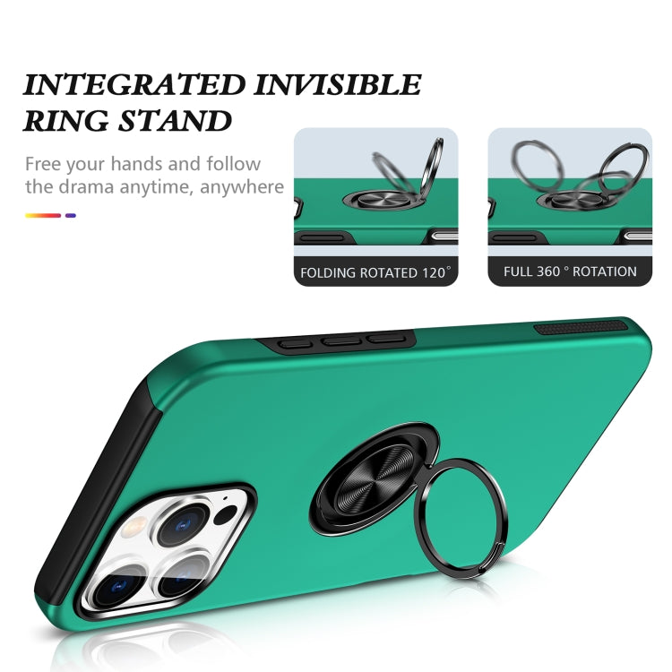 For iPhone 15 Magnetic Ring Holder Phone Case