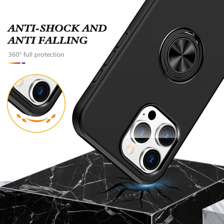 For iPhone 15 Pro Magnetic Ring Holder Phone Case
