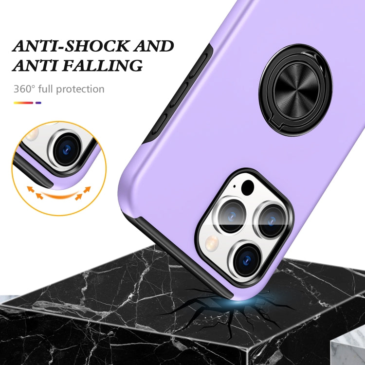 For iPhone 15 Pro Magnetic Ring Holder Phone Case