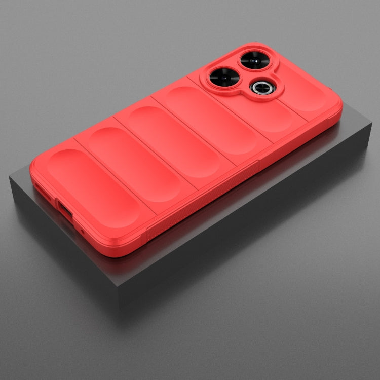 For Redmi 13 4G Global Magic Shield TPU + Flannel Phone Case