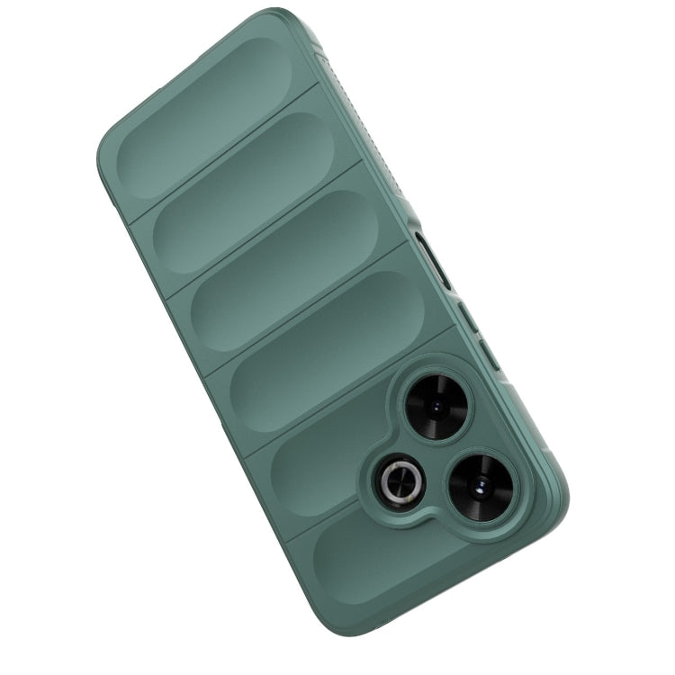 For Redmi 13 4G Global Magic Shield TPU + Flannel Phone Case