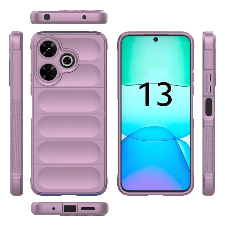 For Redmi 13 4G Global Magic Shield TPU + Flannel Phone Case