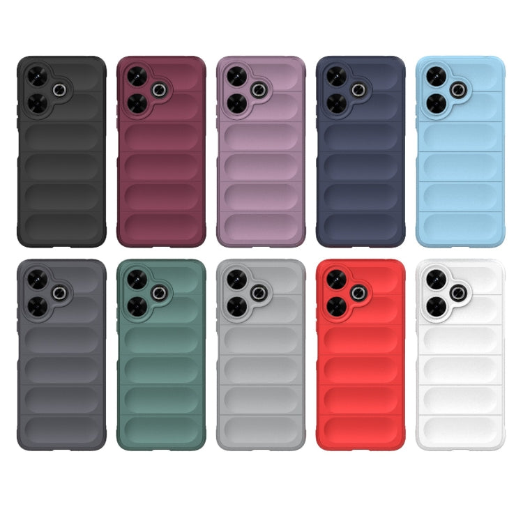 For Redmi 13 4G Global Magic Shield TPU + Flannel Phone Case