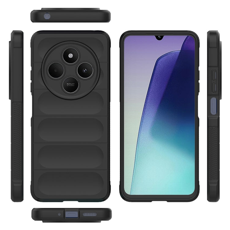 For Redmi 14C 4G Global Magic Shield TPU + Flannel Phone Case