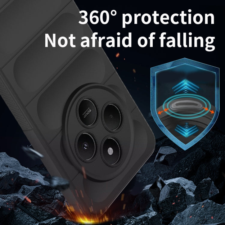 For Redmi 14C 4G Global Magic Shield TPU + Flannel Phone Case