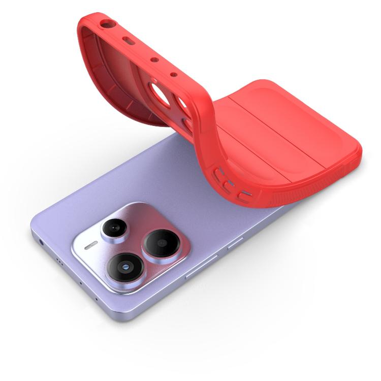 For Redmi Note 14 5G Magic Shield TPU + Flannel Phone Case