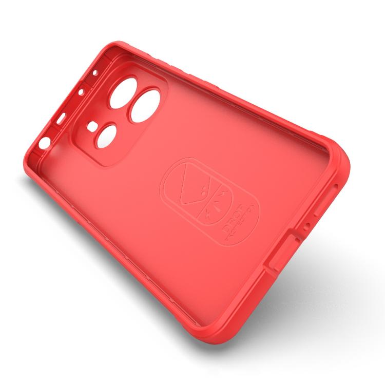 For Redmi Note 14 5G Magic Shield TPU + Flannel Phone Case