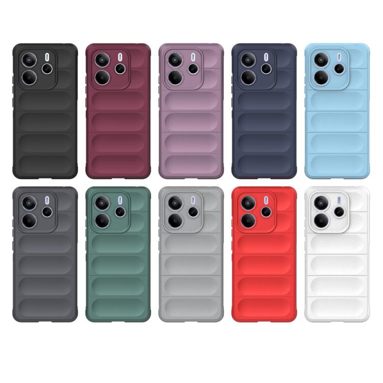 For Redmi Note 14 5G Magic Shield TPU + Flannel Phone Case