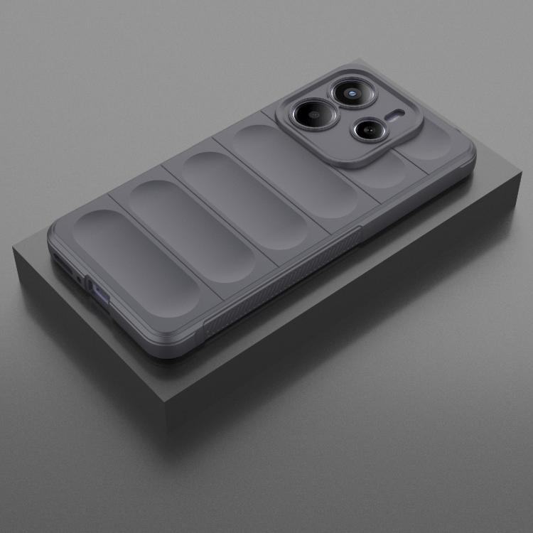 For Redmi Note 14 5G Magic Shield TPU + Flannel Phone Case