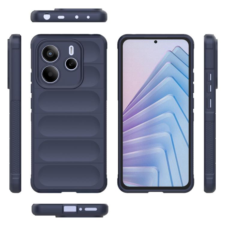 For Redmi Note 14 5G Magic Shield TPU + Flannel Phone Case
