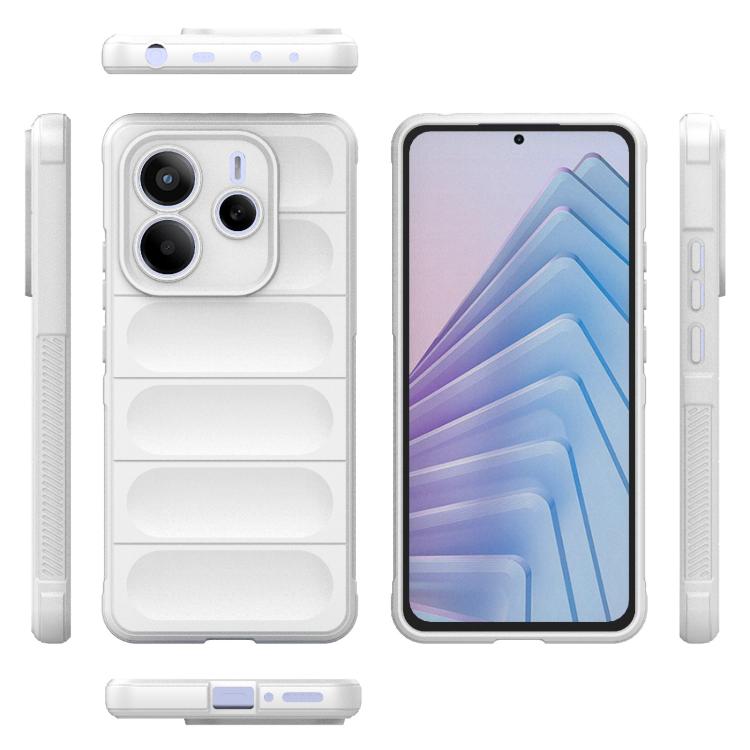 For Redmi Note 14 5G Magic Shield TPU + Flannel Phone Case