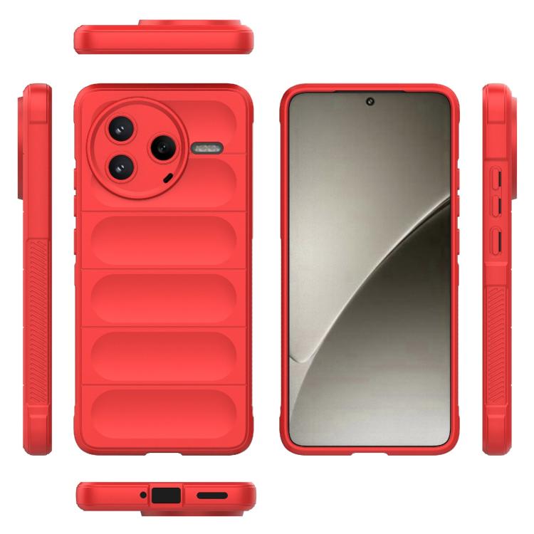 For Redmi K80 5G / Xiaomi Poco F7 Pro Magic Shield TPU + Flannel Phone Case