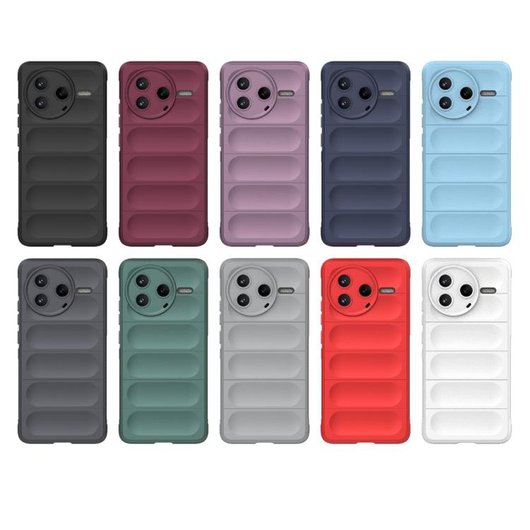 For Redmi K80 5G / Xiaomi Poco F7 Pro Magic Shield TPU + Flannel Phone Case