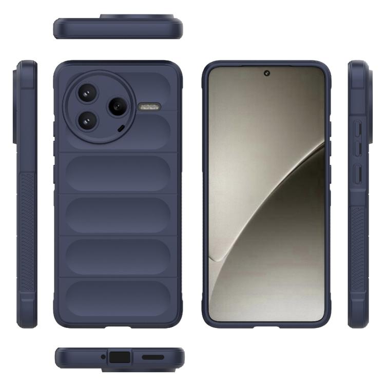 For Redmi K80 5G / Xiaomi Poco F7 Pro Magic Shield TPU + Flannel Phone Case