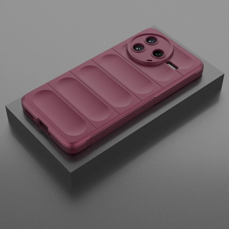 For Redmi K80 5G / Xiaomi Poco F7 Pro Magic Shield TPU + Flannel Phone Case