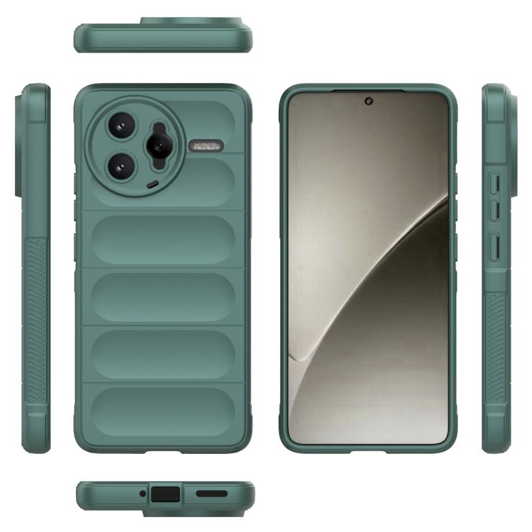For Redmi K80 Pro 5G Magic Shield TPU + Flannel Phone Case