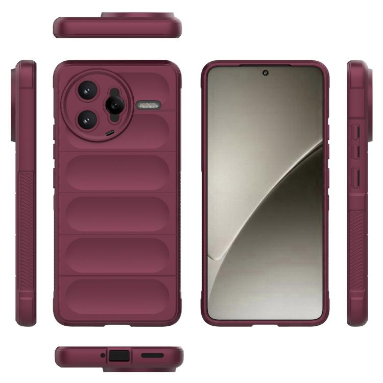 For Redmi K80 Pro 5G Magic Shield TPU + Flannel Phone Case