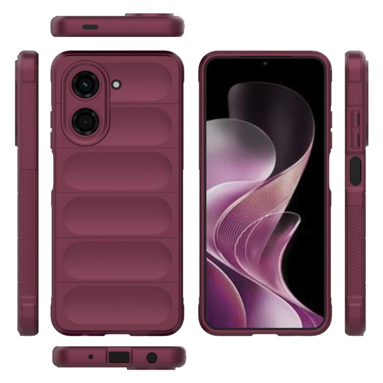 For Redmi A5 4G 171.7mm / Xiaomi Poco C71 Magic Shield TPU + Flannel Phone Case