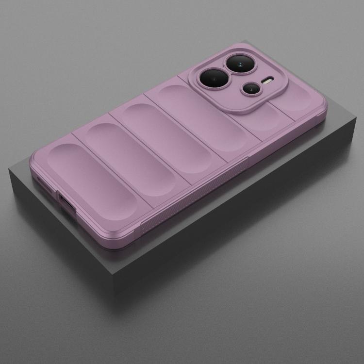 For Redmi Note 14 4G 164.84mm EU Magic Shield TPU + Flannel Phone Case