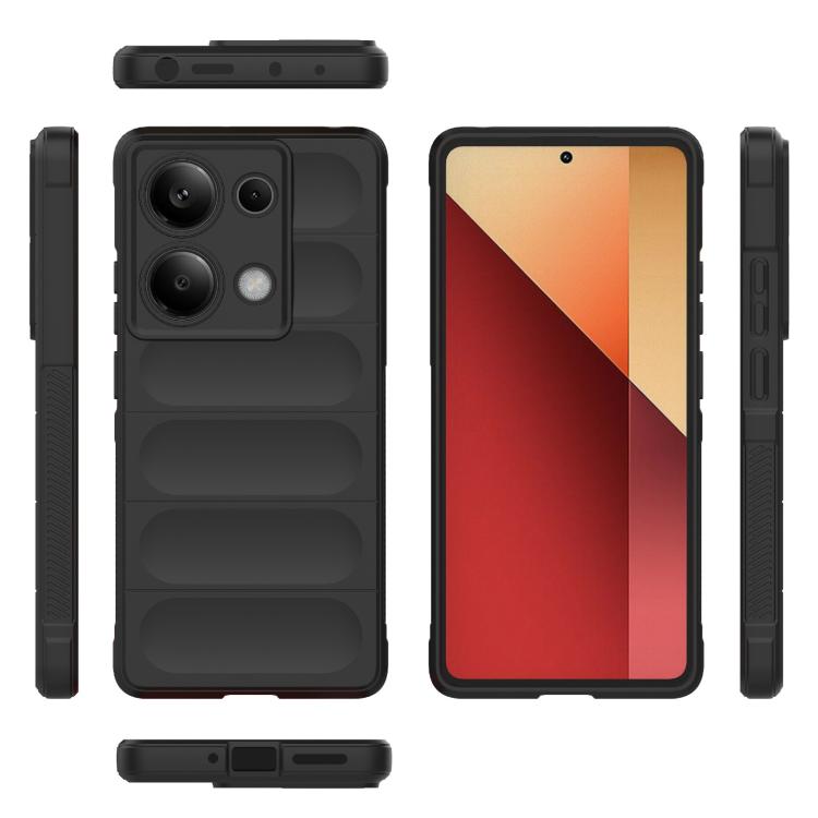 For Redmi Note 14S 4G Global Magic Shield TPU + Flannel Phone Case