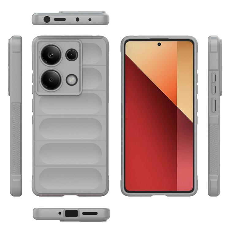 For Redmi Note 14S 4G Global Magic Shield TPU + Flannel Phone Case