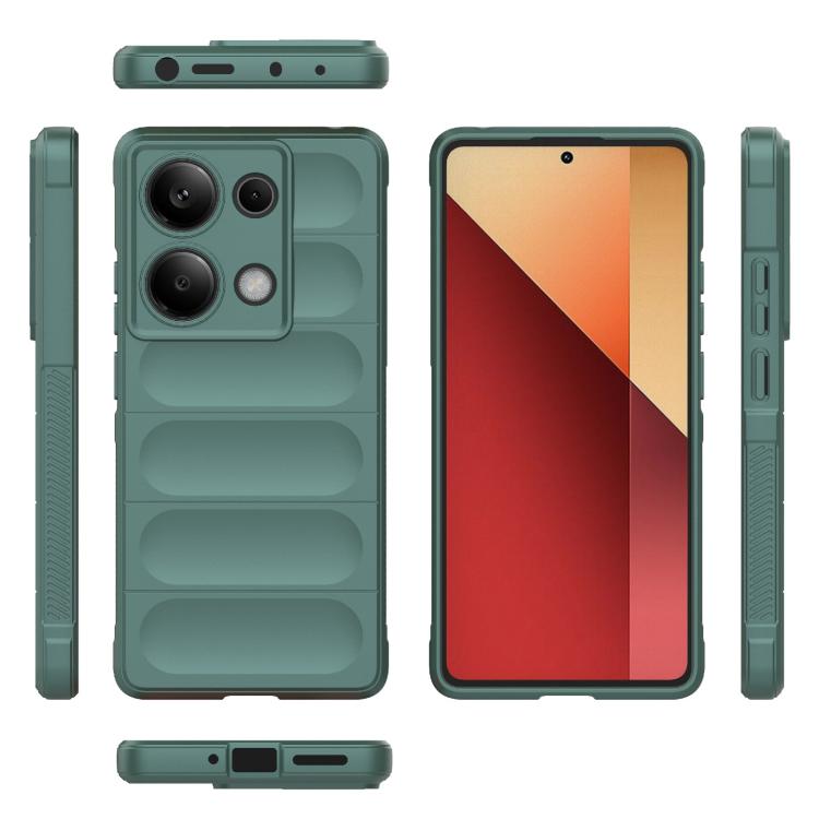 For Redmi Note 14S 4G Global Magic Shield TPU + Flannel Phone Case