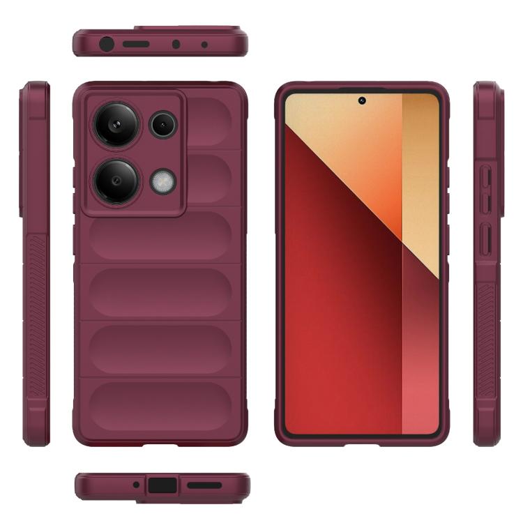 For Redmi Note 14S 4G Global Magic Shield TPU + Flannel Phone Case