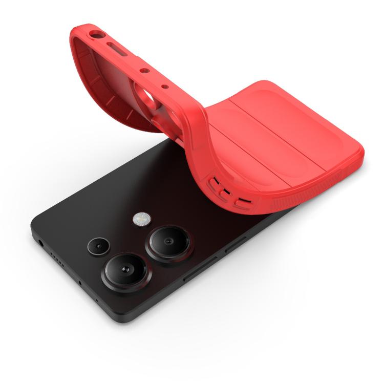 For Redmi Note 14S 4G Global Magic Shield TPU + Flannel Phone Case