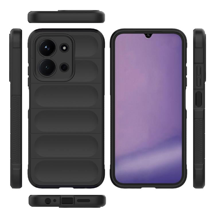 For Redmi 15C 5G / 4G EU 173mm Magic Shield TPU + Flannel Phone Case