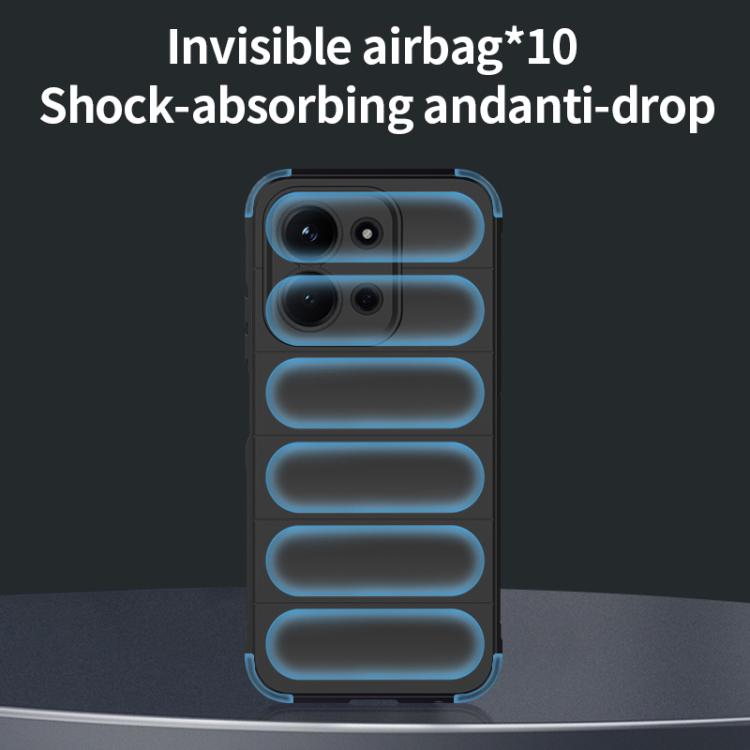 For Redmi 15C 5G / 4G EU 173mm Magic Shield TPU + Flannel Phone Case