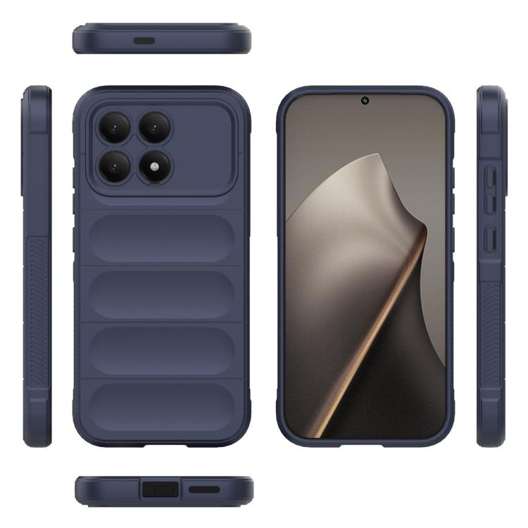 For Redmi K90/Poco F8 Pro Magic Shield TPU + Flannel Phone Case