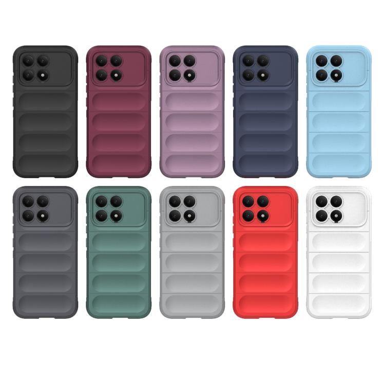 For Redmi K90/Poco F8 Pro Magic Shield TPU + Flannel Phone Case