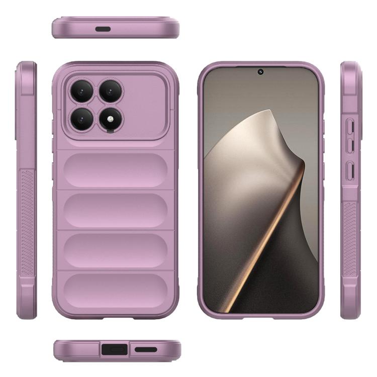 For Redmi K90/Poco F8 Pro Magic Shield TPU + Flannel Phone Case