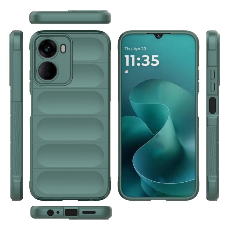 For Redmi 15a 5G India Magic Shield TPU + Flannel Phone Case