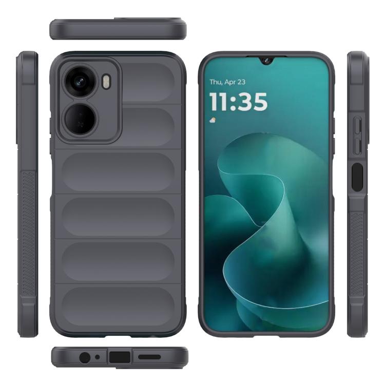 For Redmi 15a 5G India Magic Shield TPU + Flannel Phone Case